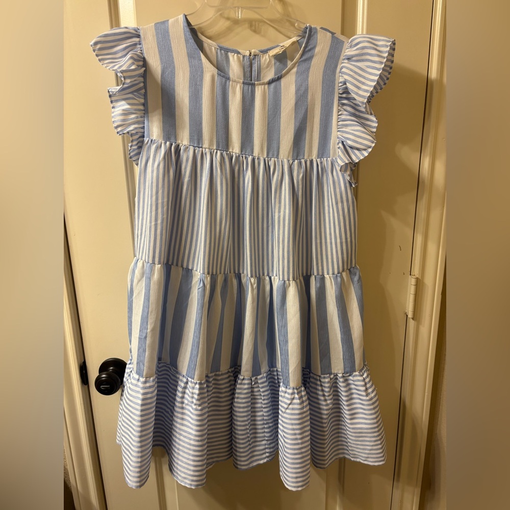 Babydoll Striped Dress